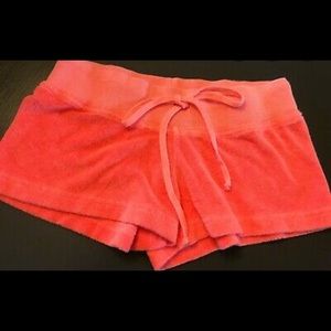 ISO- Red hard tail shorts
